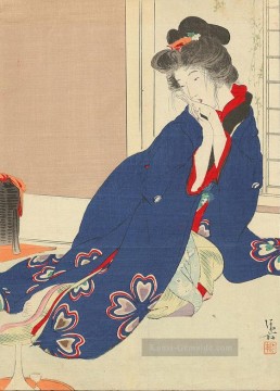  schär kunst - Scharlach Pfirsich 1909 Japaner